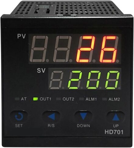 Temperature Controller Industry Thermoregulator AC 100 to 240V Max 1372 ºC 1Pcs(HD101) in Saudi Arabia