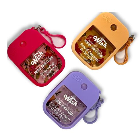 Megagon Bargains Hand Sanitizer Spray Variety Pack – 6 Travel Size Bottles (1.2oz Each), Aloe & Vitamin E, 500 Sprays Each, Hydrating, Assorted Scents with Silicone Covered Bottles in Saudi Arabia