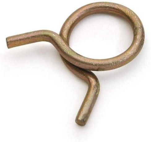 مشبك خرطوم MLK HC-6ST ZD، أقصى معرف 3/8 بوصة، أصفر، PK100 2UTH5 in Kuwait