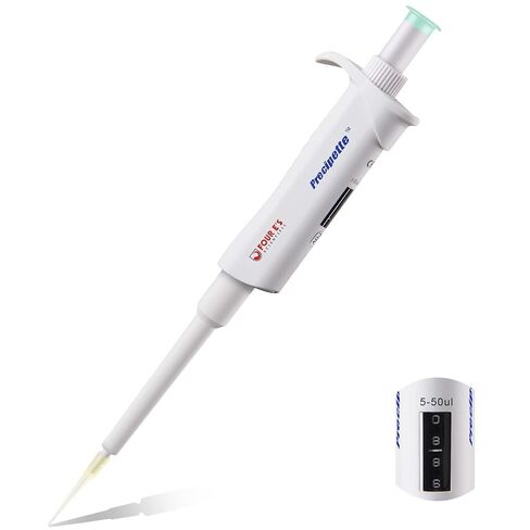 ماصة دقيقة عالية الدقة 1-10 مل، ماصة أحادية القناة بحجم 10 مل قابلة للتعديل، ماصة سائلة يدوية للمدرسة العلمية المختبرية in Kuwait