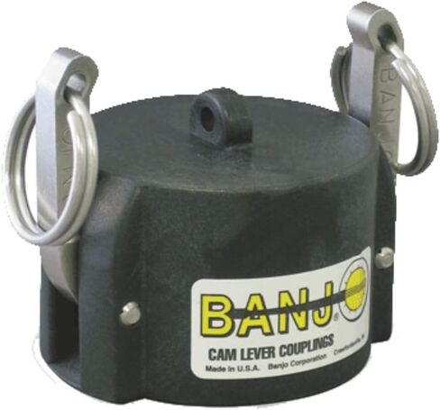 2 of 1" Banjo Poly Cam Lever Coupler Cap for 1" Male Adapters USA MADE 100125CAP in Saudi Arabia