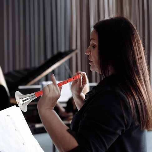 أداة Suona الخشبية المبتدئة D مفتاح أداة الرياح الصينية التقليدية مع القصب وحقيبة واقية لممارسة الموسيقى العرقية، لون عشوائي in Kuwait