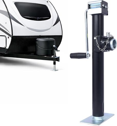 مقبس مقطورة دوار ملحوم بوزن 5000 رطل، مقبس لسان مثبت على الأنابيب مع سفر عمودي 15-1/2 بوصة، مقبس مقطورة رياح جانبية شديدة التحمل لمقطورات RV والقوارب والمرافق in Kuwait