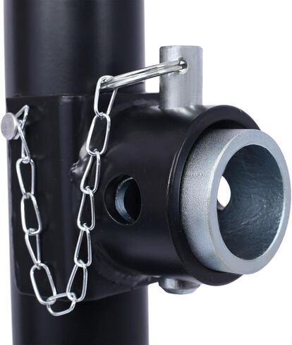 مقبس مقطورة دوار ملحوم بوزن 5000 رطل، مقبس لسان مثبت على الأنابيب مع سفر عمودي 15-1/2 بوصة، مقبس مقطورة رياح جانبية شديدة التحمل لمقطورات RV والقوارب والمرافق in Kuwait