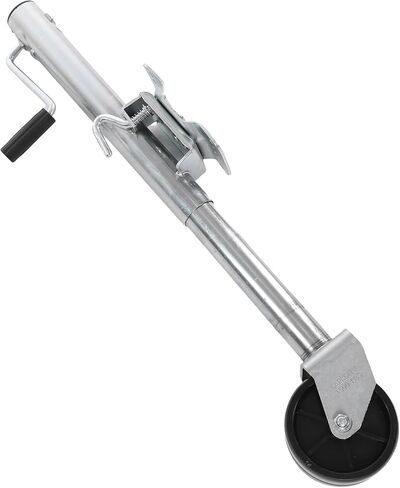 جاك مقطورة القارب، جاك دوار بسعة 1500 رطل مع عجلة مزدوجة ومقبض مريح، جاك لسان مقطورة رفع 254 مم لخيول RV ومقطورات المرافق in Kuwait