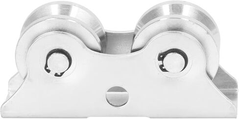 Wheel V Shaped with Bracket, Sliding Gate Track Wheel, 45 Steel Inverted Track Rolling Wheel for Sliding Doors and Rolling Gates, Double Wheel with Load Bearing in Kuwait