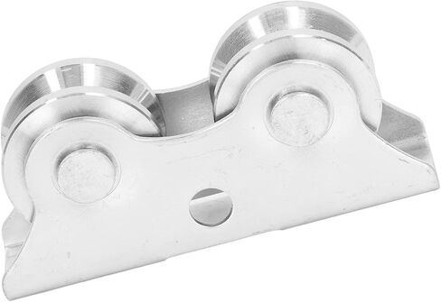 Wheel V Shaped with Bracket, Sliding Gate Track Wheel, 45 Steel Inverted Track Rolling Wheel for Sliding Doors and Rolling Gates, Double Wheel with Load Bearing in Kuwait