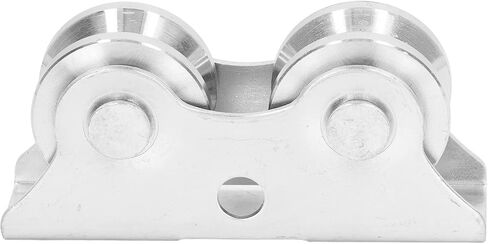 Wheel V Shaped with Bracket, Sliding Gate Track Wheel, 45 Steel Inverted Track Rolling Wheel for Sliding Doors and Rolling Gates, Double Wheel with Load Bearing in Kuwait