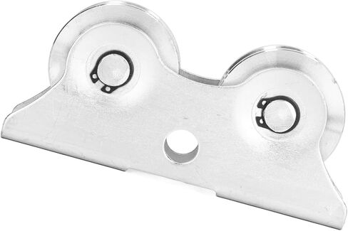 Wheel V Shaped with Bracket, Sliding Gate Track Wheel, 45 Steel Inverted Track Rolling Wheel for Sliding Doors and Rolling Gates, Double Wheel with Load Bearing in Kuwait