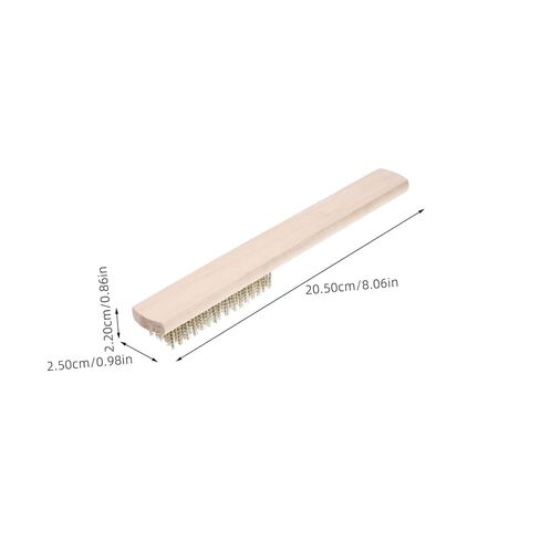 FOMIYES 12pcs Copper Plated Steel Wire Brush Handles for Rust Removal Jewelry Cleaning and Polishing Tools Brass Brush Kit for Various in Saudi Arabia