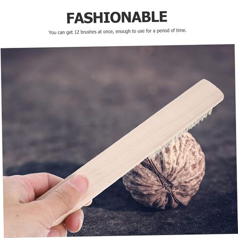 FOMIYES 12pcs Copper Plated Steel Wire Brush Handles for Rust Removal Jewelry Cleaning and Polishing Tools Brass Brush Kit for Various in Saudi Arabia