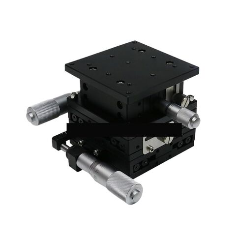 XYZ محور 80 مللي متر طاولة التشذيب طاولة الترجمة اليدوية 80*80 مللي متر XYZ80 حواجز توجيهية أفقية مزدوجة in Kuwait