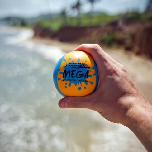 Wave Runner Mega Ball #1 Water Ball for Skipping and Bouncing The Perfect Pool and Ocean (2-Pack) in Kuwait