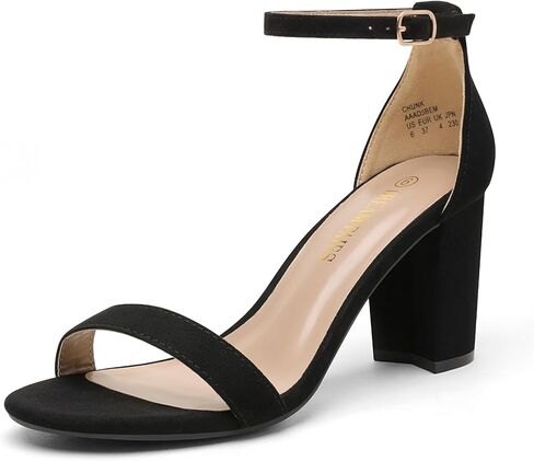 DREAM PAIRS حذاء نسائي بكعب سميك، مقاس 10، فضي-جليتر-راينستون، SDHS2440W in Kuwait