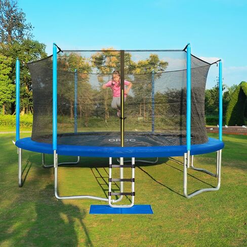 شبكة ترامبولين ORCC - شبكة ترامبولين بديلة لـ 6-8 أقطاب مستقيمة - ترامبولين بإطار دائري 10FT 12FT 14FT 15FT (شبكة بديلة فقط) in Kuwait