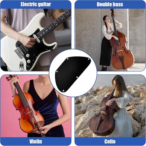 Guitar Control Cavity Cover Plate Bass Back Plastic Pickguard Parts Wiring Backplate Accessories 5 Holes for Bass Guitar in Saudi Arabia