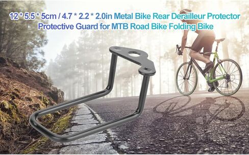 Mountain Bike Rear Derailleur Protector Durable AntiRust Guard Prevent Derailment for Most Bicycles, Outdoor Cycling in Saudi Arabia