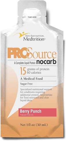 عبوات سائلة من Medtrition ProSource NoCarb Berry Punch تحتوي على 25-1 أونصة سائلة in Kuwait