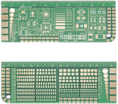 iFlight FPV Soldering Practice Board Soldering Practice PCB for FPV Drone Quadcopter Beginners for Flight controller ESC Soldering Practice in Kuwait