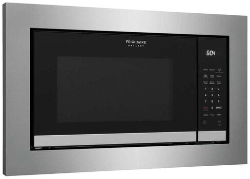 24 in. 2.2 cu ft Electric Built-in Microwave in Black Stainless Steel with Sensor Cook in Saudi Arabia