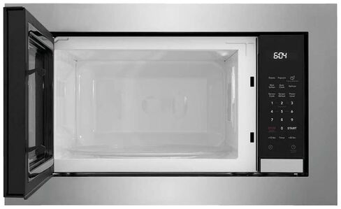 24 in. 2.2 cu ft Electric Built-in Microwave in Black Stainless Steel with Sensor Cook in Saudi Arabia