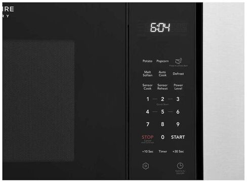 24 in. 2.2 cu ft Electric Built-in Microwave in Black Stainless Steel with Sensor Cook in Saudi Arabia