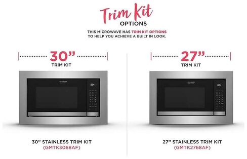 24 in. 2.2 cu ft Electric Built-in Microwave in Black Stainless Steel with Sensor Cook in Saudi Arabia
