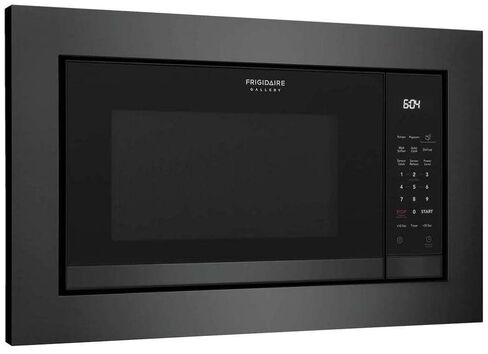 24 in. 2.2 cu ft Electric Built-in Microwave in Black Stainless Steel with Sensor Cook in Saudi Arabia