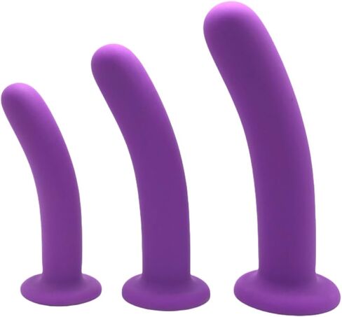 3 Pcs Pelvic Floor Muscle Dilator Trainer Set Silicone Soft with Storage Bag in Saudi Arabia