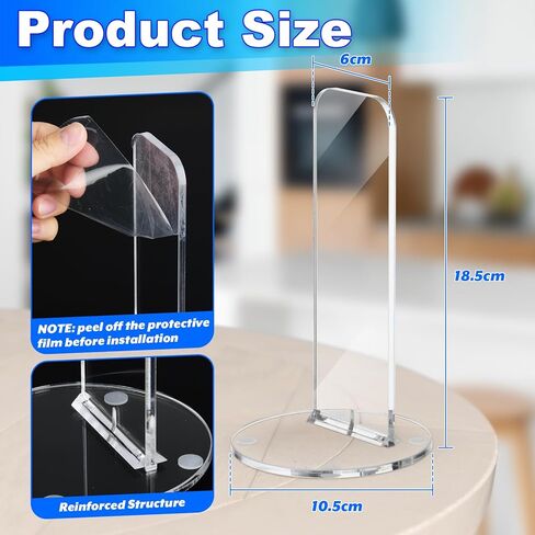 Cosmos 1 Pair Boxing Glove Holder Rack Boxing Gloves Display Stand Sports Gloves Vertical Display Rack Desk Stand, Acrylic Stand & Withstand Design in Saudi Arabia
