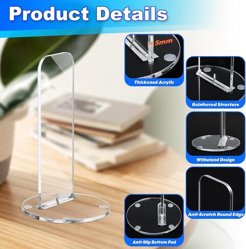 Cosmos 1 Pair Boxing Glove Holder Rack Boxing Gloves Display Stand Sports Gloves Vertical Display Rack Desk Stand, Acrylic Stand & Withstand Design in Saudi Arabia