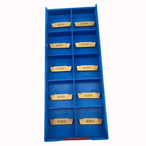 GBJ MGIVR2016-2 +20pcs MGMN200-G NC3020/3030 Tin Coated Carbide Grooving Inserts 2mm Wide Grooving Carbide Inserts Lathe Cutters for MGEHR/MGIVR Lathe Grooving Cut-Off Tool… in Kuwait