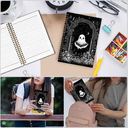 nvucamd Christian Fall Spiral Notebook for Women, Autumn Pumpkin Bible Prayer Journal Notebook, In Everything Give Thanks Bible Journaling Notebooks, Christian Gifts Office Supplies, 5.5x8.3 Inch in Saudi Arabia