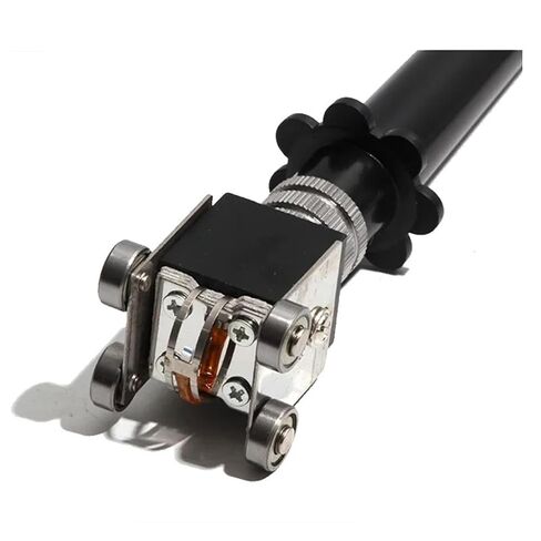 PT100 4 Roller Wheels Thermocouple Probe Handle Shape Sliding Temperature Sensor 175MM 1.3M Wire 3 U Connector 1Pcs in Saudi Arabia