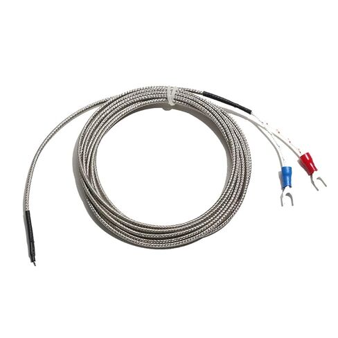 K/E Type Exposed Thermocouple Temperature Sensor Wire 1M 2M 3.0M 4M 5M Dew Point Metal Shield Probe 1Pcs(4M Cable Length,E Type) in Saudi Arabia