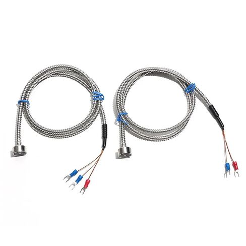 PT100 RTD K-Type Thermocouple Reinforced 19 * 9.5mm Magnetic Sensor Flexible Metal Hose with Protective Sleeve 0.5M-10M 1Pcs(PT100 Type 10M) in Kuwait