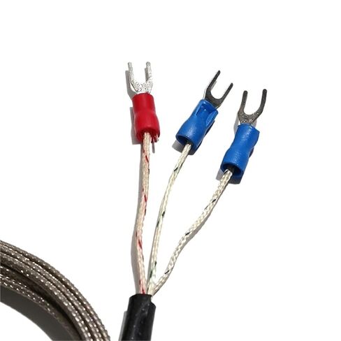 Hoop Thermocouple Temperature Detection Wire K/E Type PT100 35/38/40/42/45mm Stainless Steel Circular Probe Sensor 1Pcs(PT100,Coil Dia 40mm) in Saudi Arabia