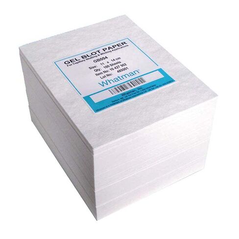 GE Bio-Sciences 10547922 Grade GB003 Blotting Paper Sheet, Pure Cellulose, 20cm Width, 25cm Length, Pack of 100 in Saudi Arabia