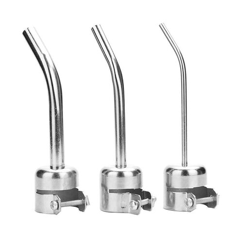 3pcs Hot Air Nozzles 3/6/8mm Extended Bent Curved Heat Nozzle for 850 850A 852 852D Rework Station Soldering Welding Nozzle in Saudi Arabia