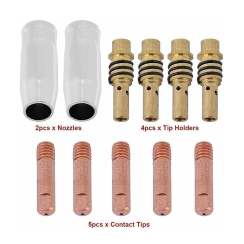 11pcs Welding Accessory Set Nozzle Holder Fit for Binzel 15AK/GRIP15 Nozzle in Saudi Arabia