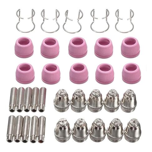 35Pcs Air Plasma Cutter Torch AG60 Contact Tips AG-60/SG55/WSD60 Consumable Accessories Kit Welding Nozzle in Saudi Arabia