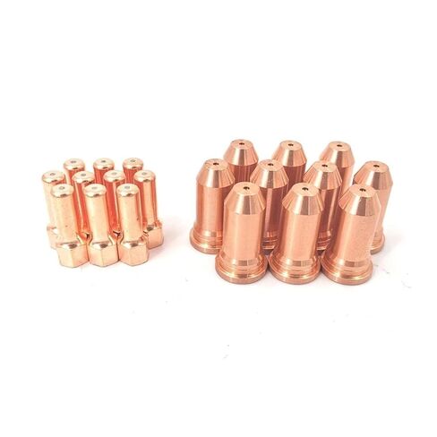 20Pcs 1.5mm Electrode and Nozzles Plasma Cutting for PT100 Machine Extended TIP Welding Nozzle in Saudi Arabia