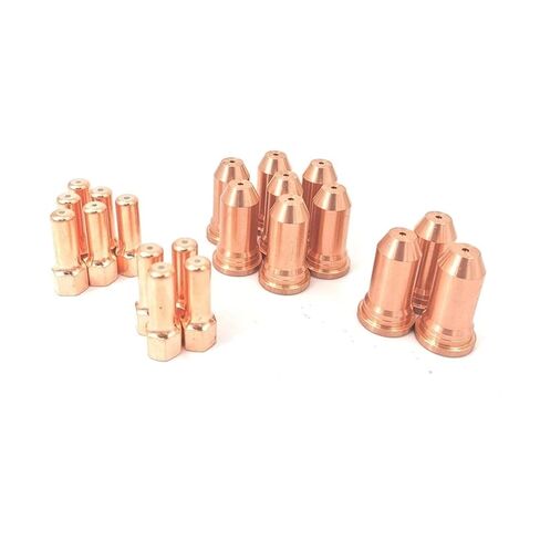 20Pcs 1.5mm Electrode and Nozzles Plasma Cutting for PT100 Machine Extended TIP Welding Nozzle in Saudi Arabia