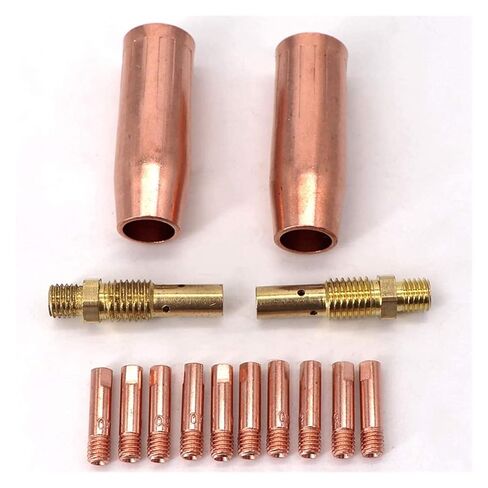 14Pcs Welding Torch Accessories Kit for Tweco Mini /1 & Lincoln Magnum 100L Welder Nozzle Tip Nozzle in Saudi Arabia