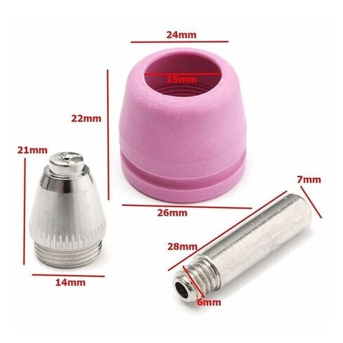 100pcs Plasma Cutter 60A AG-60 Tip Electrode Consumable Accessories Kit of WSD60P AG60 Welding Nozzle in Saudi Arabia