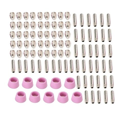 100pcs AG60 Plasma Cutting Machine 60A Torch Nozzle Electrode Wearing Parts Accessory Kit Welding Nozzle in Saudi Arabia