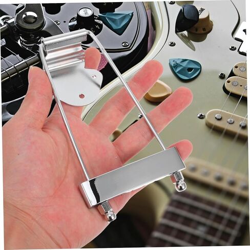 BESPORTBLE Professional Tailpiece for String Guitar Silver String Spacing Durable Design No Decorative Pattern No Mounting Screws Included in Saudi Arabia