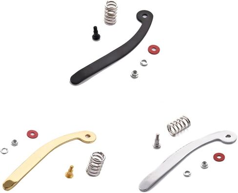 Kisangel Replacement Guitar Whammy Bar Tremolo Bridge Tailpiece for Electric Guitar Durable Silver Finish with Random Color Accessories Includes Spring Screw and Pad in Saudi Arabia