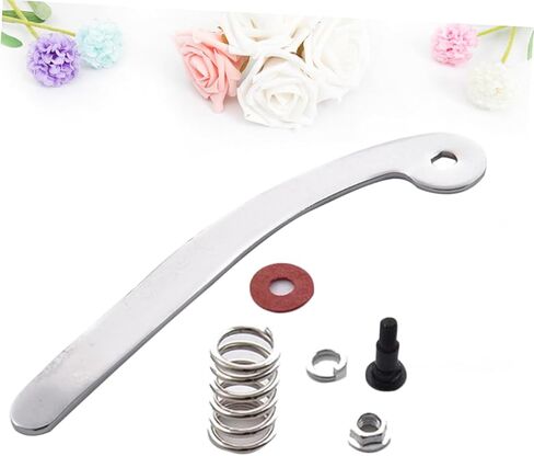 Kisangel Replacement Guitar Whammy Bar Tremolo Bridge Tailpiece for Electric Guitar Durable Silver Finish with Random Color Accessories Includes Spring Screw and Pad in Saudi Arabia