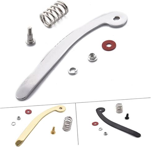 Kisangel Replacement Guitar Whammy Bar Tremolo Bridge Tailpiece for Electric Guitar Durable Silver Finish with Random Color Accessories Includes Spring Screw and Pad in Saudi Arabia